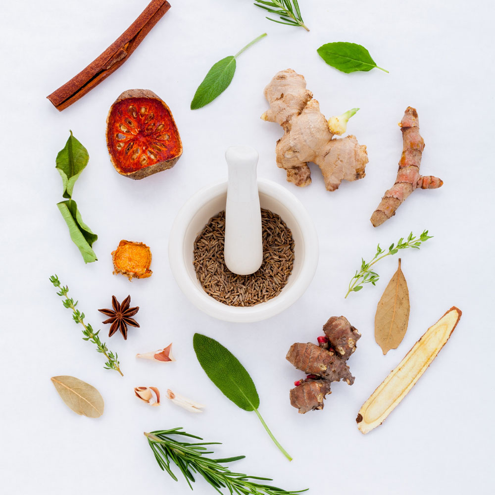 organic herbs and supplements